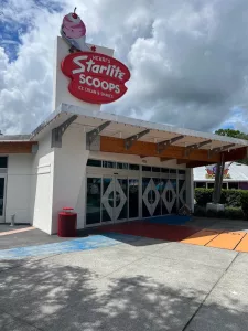 Henri's Starlite Scoops, the ice cream parlor on property