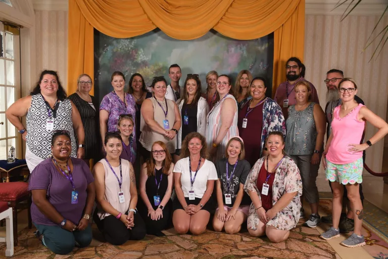Photo of the Travel Agency members at the Grand Floridian Resort & Spa