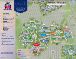 Disney's All-Star Music Resort Map