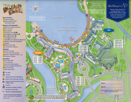 Disney's BoardWalk Inn Map