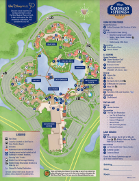 Disney's Coronado Springs Resort Map
