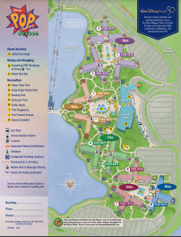 Disney's Pop Century Resort Map