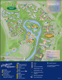 Disney's Port Orleans Resort - Riverside Map