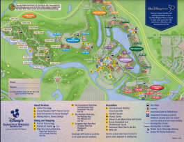 Disney's Saratoga Springs Resort And Spa Map