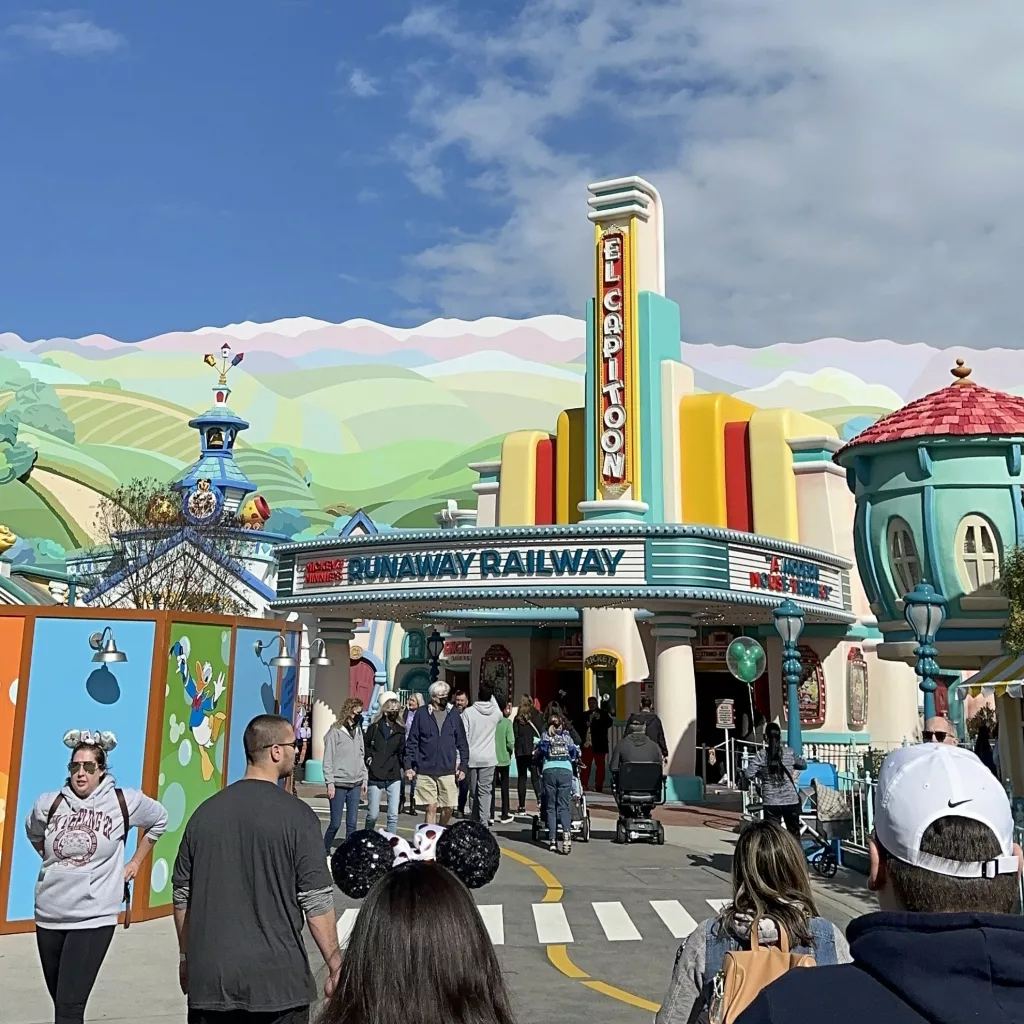 Disneyland Resort Mickey and Minnie Runaway Railway Entrance